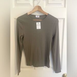 Cotton On Olive Long Sleeve Tee